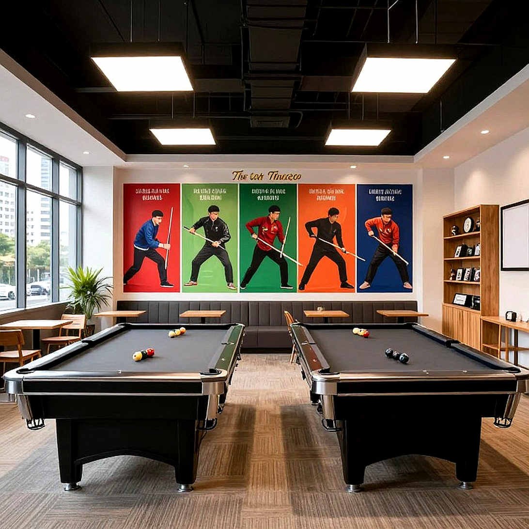 Female billiards players compete in two contrasting disciplines, with a lineup of hot girls competing at the "World Cup Billiards VN" Female billiards players compete in two contrasting disciplines, with a lineup of hot girls competing at the "World Cup Billiards VN"